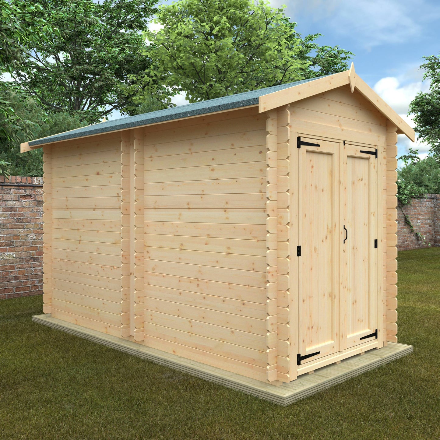 The Egerton 19mm - Log Cabins - Plymouth Sheds