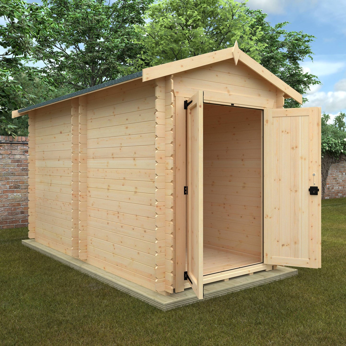 The Egerton 19mm - Log Cabins - Plymouth Sheds