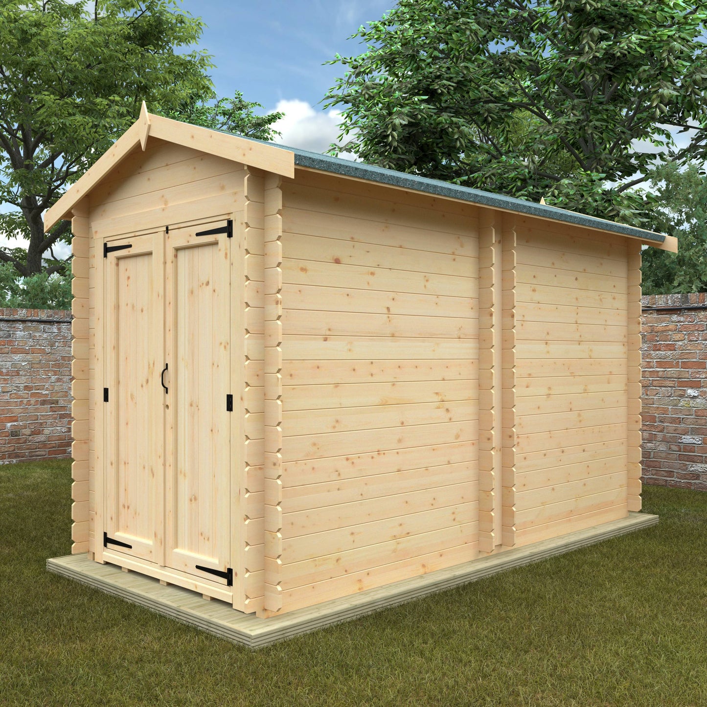 The Egerton 19mm - Log Cabins - Plymouth Sheds