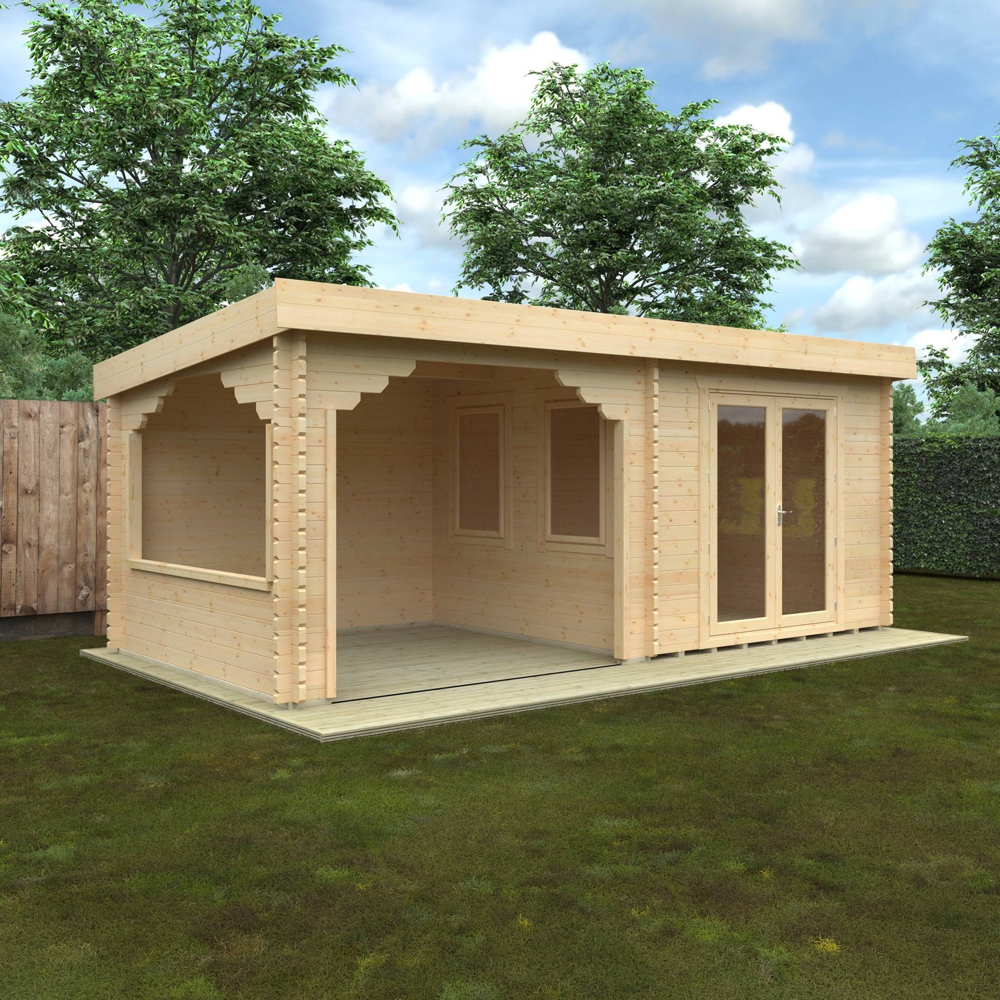 The Payton 44mm - Log Cabins - Plymouth Sheds
