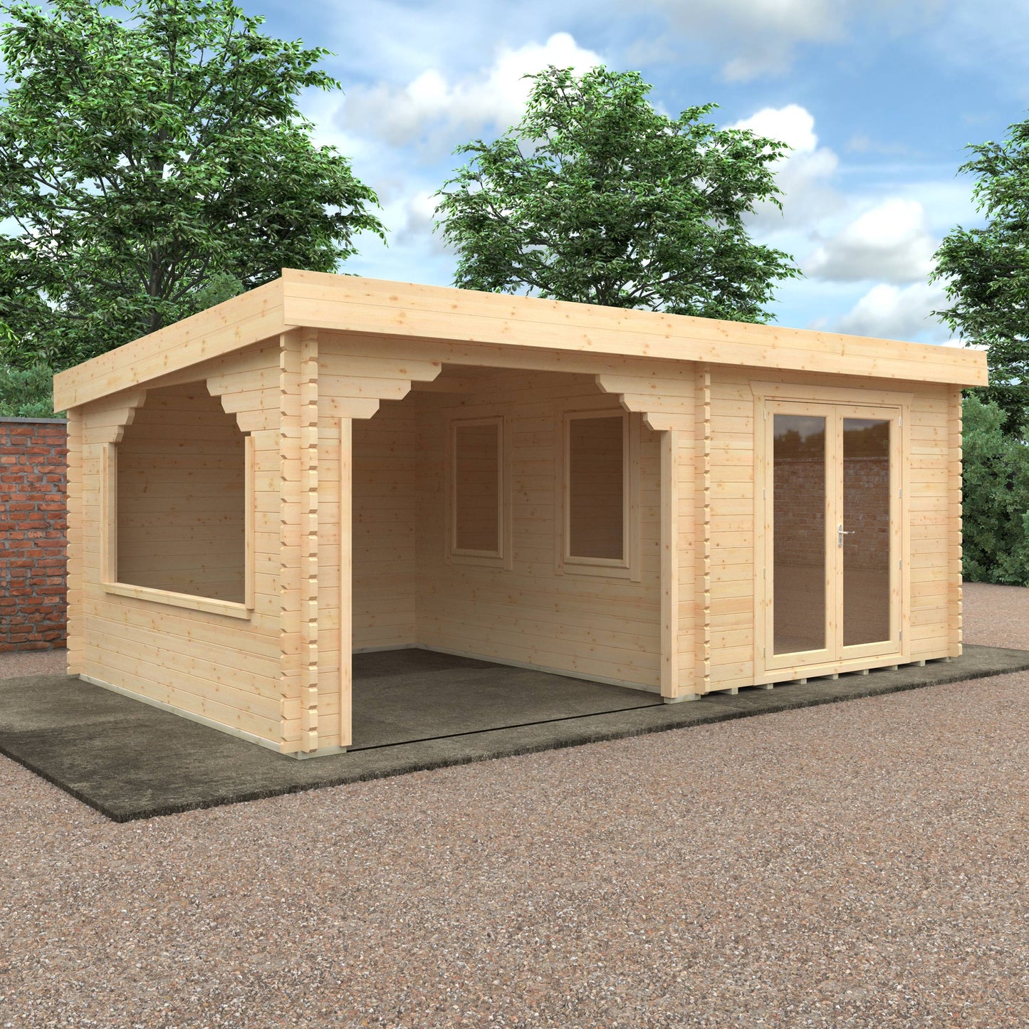 The Payton 44mm - Log Cabins - Plymouth Sheds
