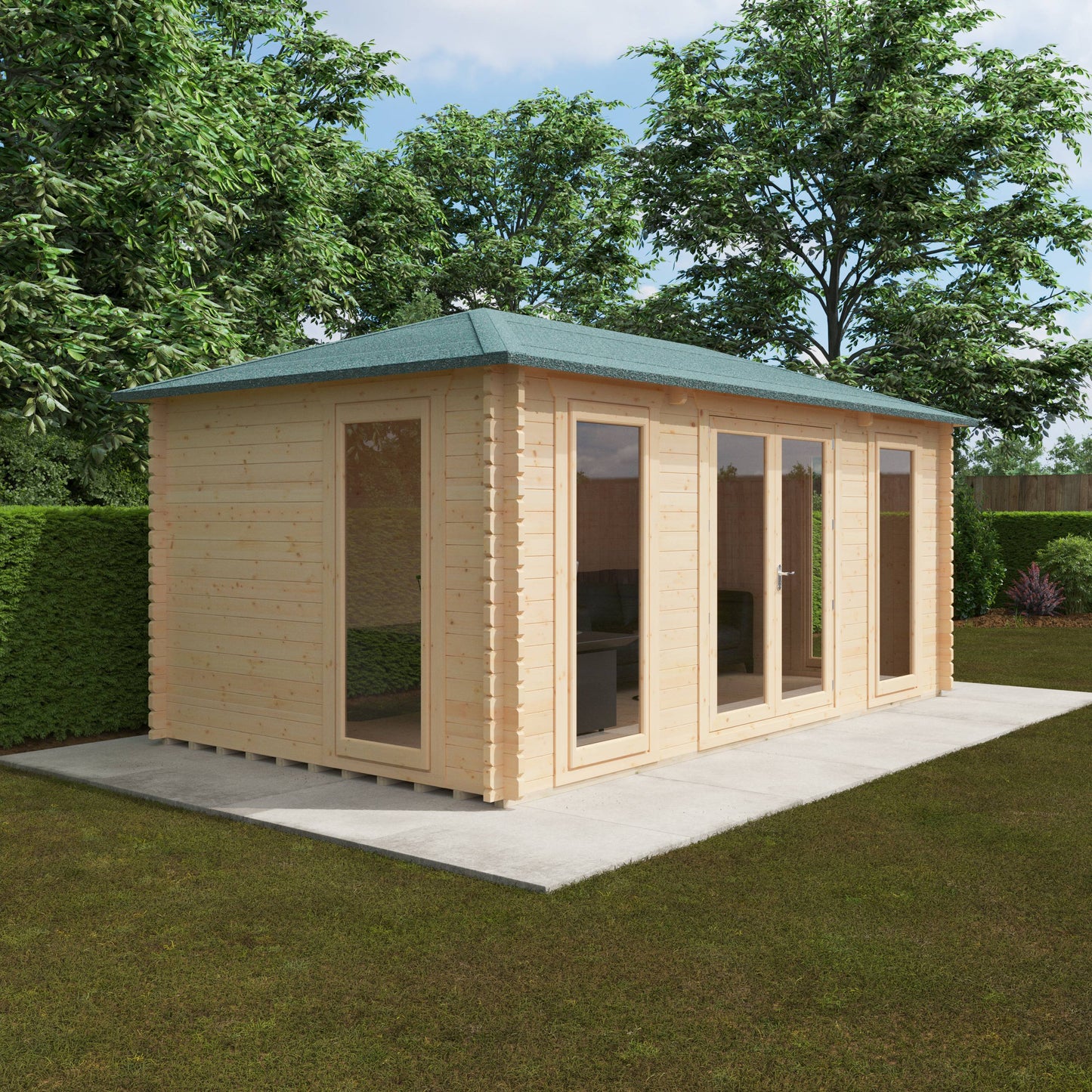 The Regatta 44mm - Log Cabins - Plymouth Sheds