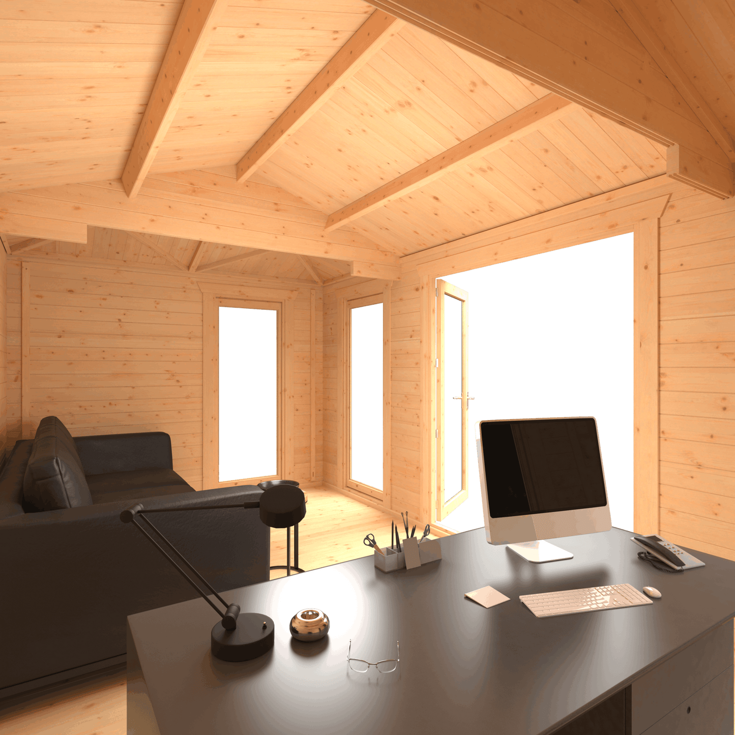 The Regatta 44mm - Log Cabins - Plymouth Sheds