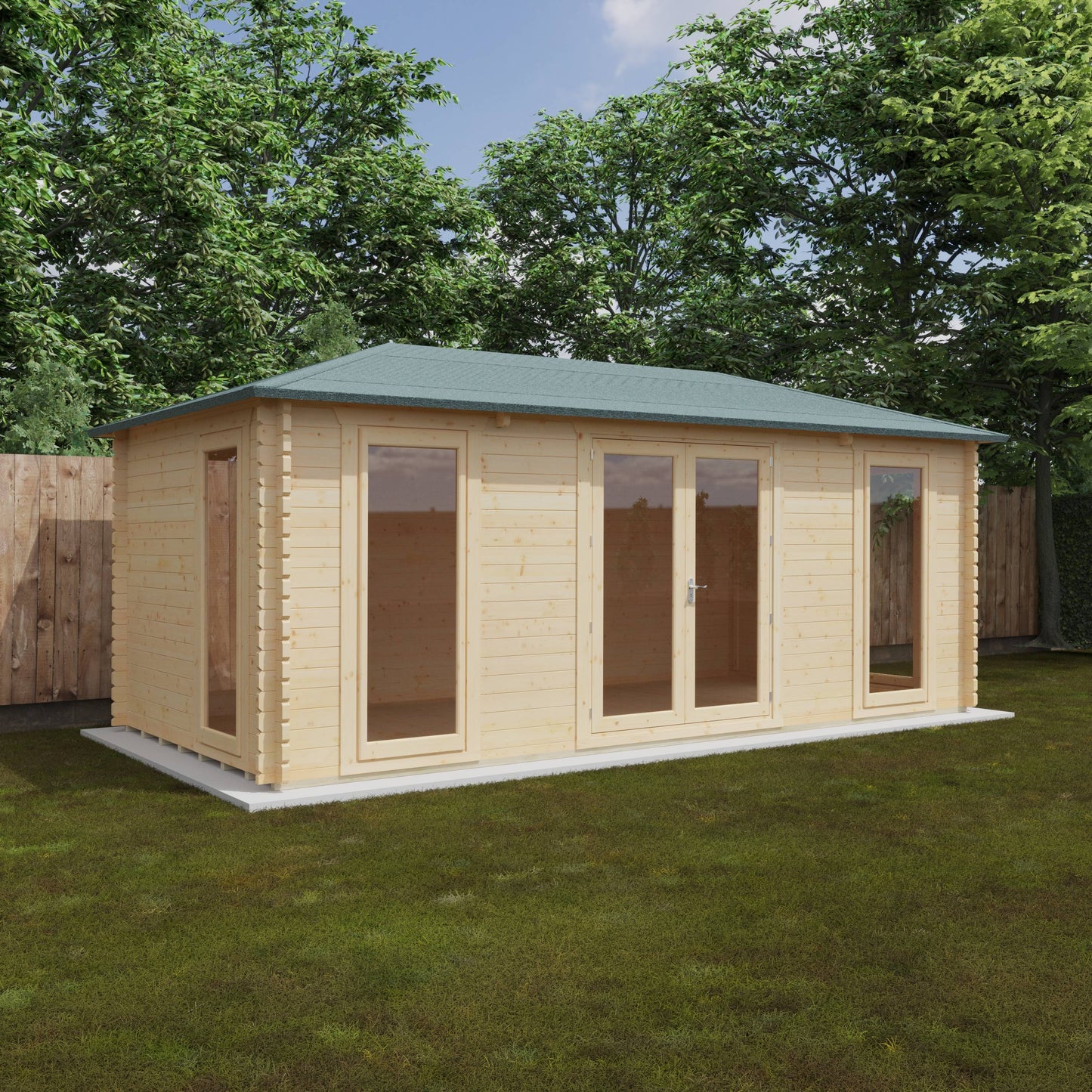 The Regatta 44mm - Log Cabins - Plymouth Sheds