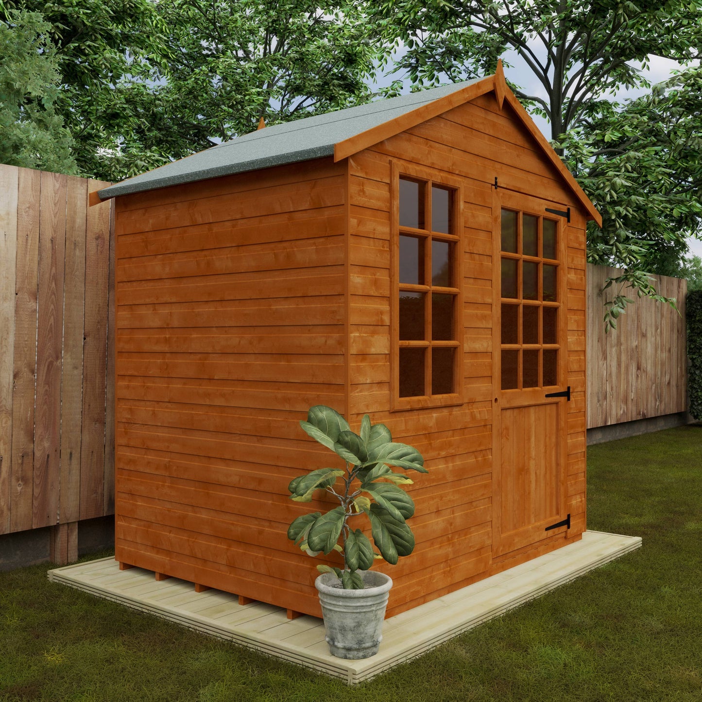 Simple Summer Room - Shed Ranges - Plymouth Sheds