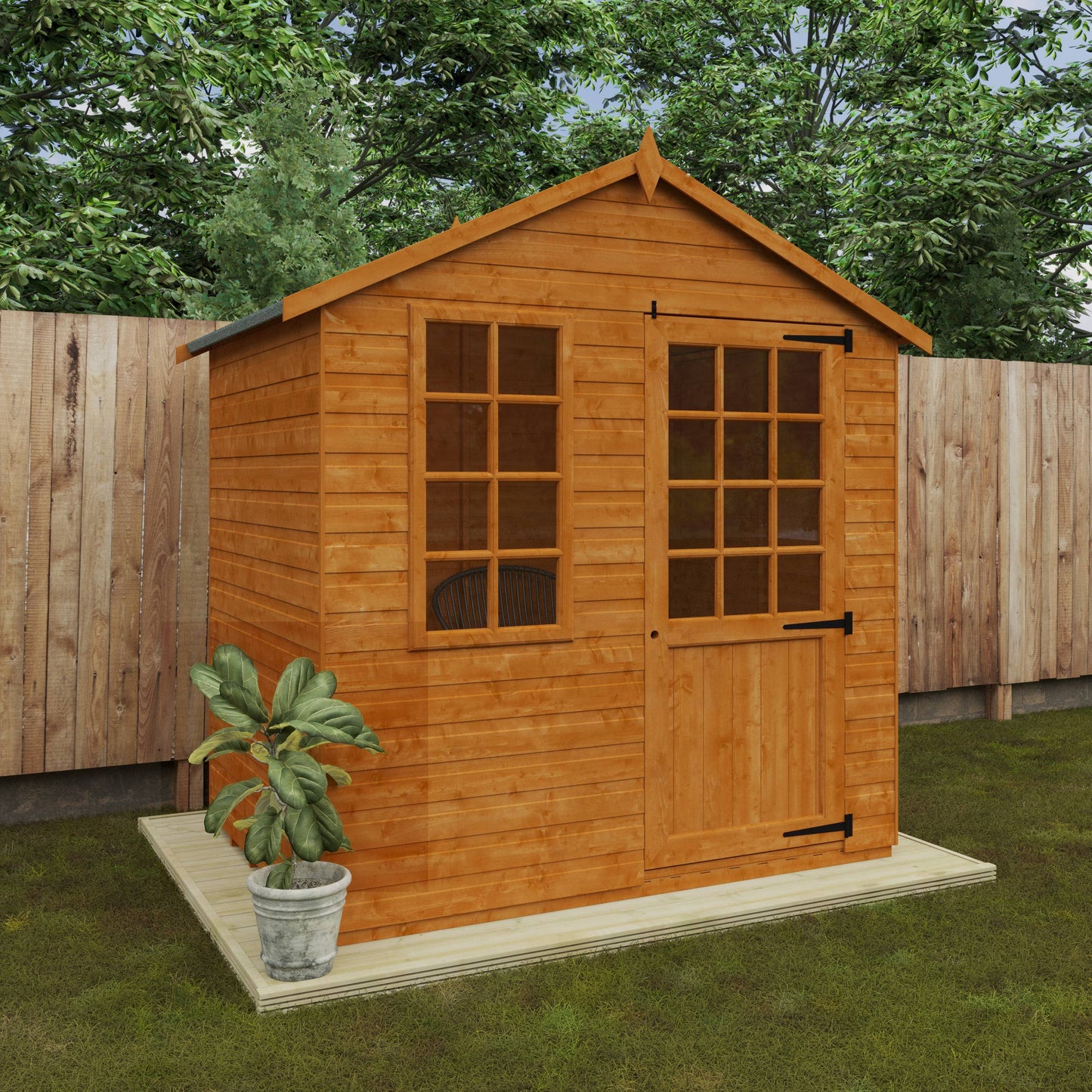 Simple Summer Room - Shed Ranges - Plymouth Sheds