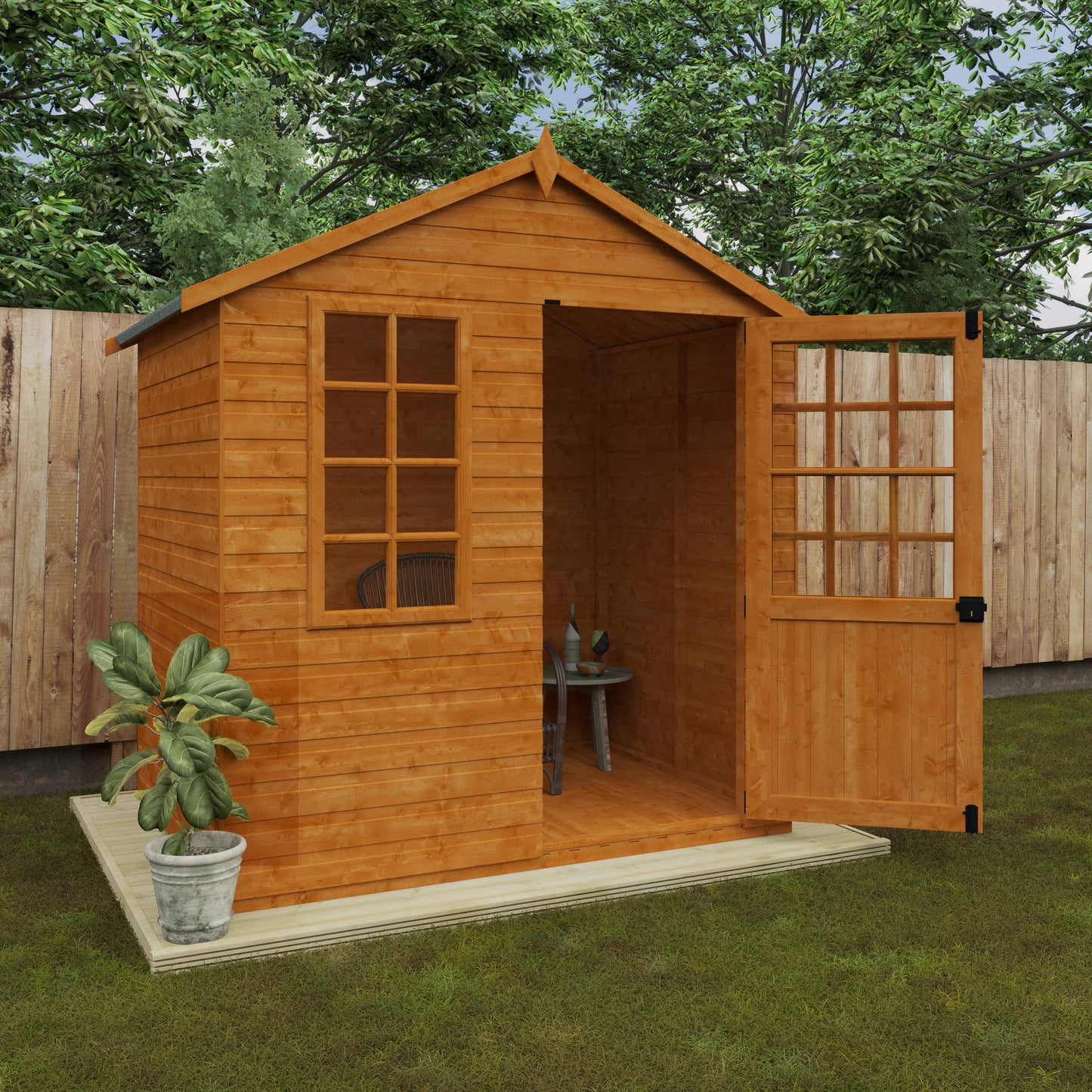 Simple Summer Room - Shed Ranges - Plymouth Sheds