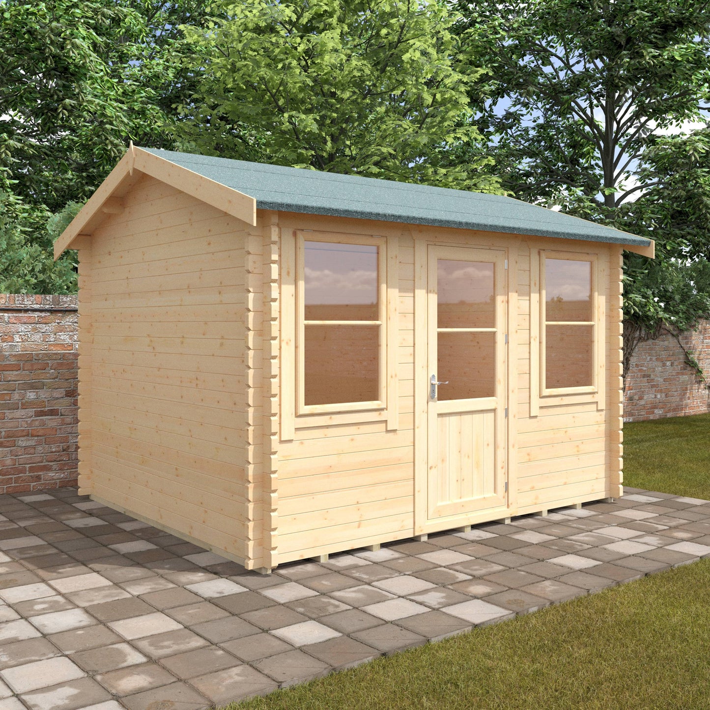 The Skipton 28mm/44mm - Log Cabins - Plymouth Sheds