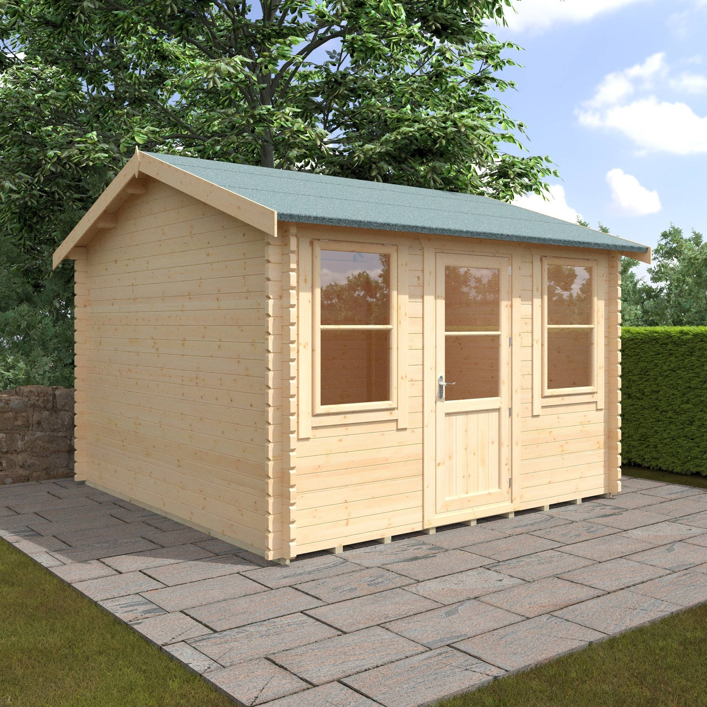 The Skipton 28mm/44mm - Log Cabins - Plymouth Sheds