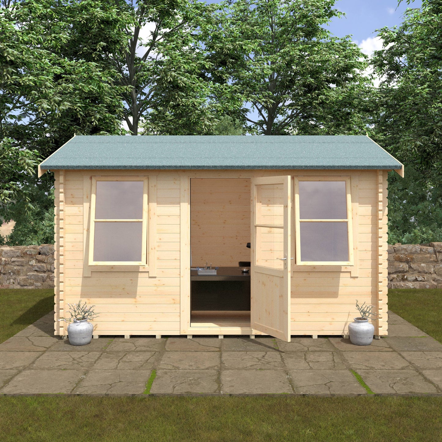 The Skipton 28mm/44mm - Log Cabins - Plymouth Sheds