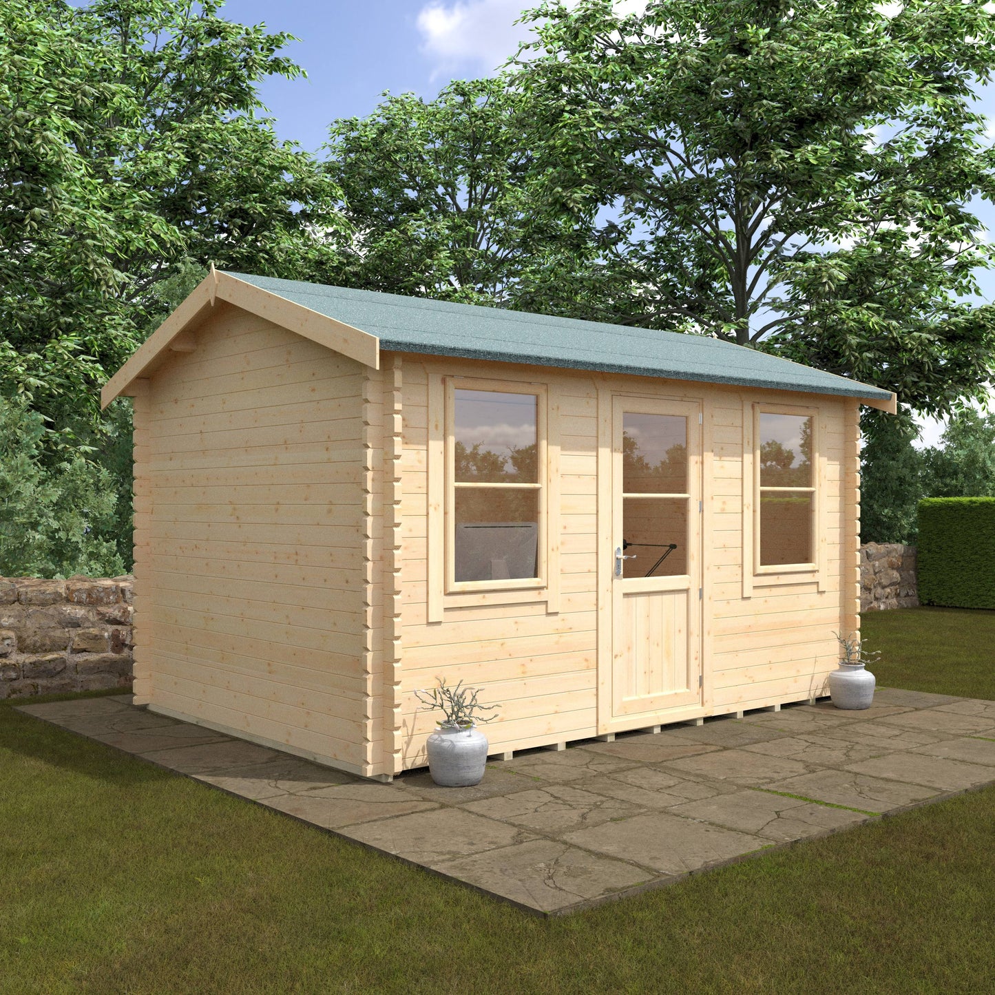 The Skipton 28mm/44mm - Log Cabins - Plymouth Sheds
