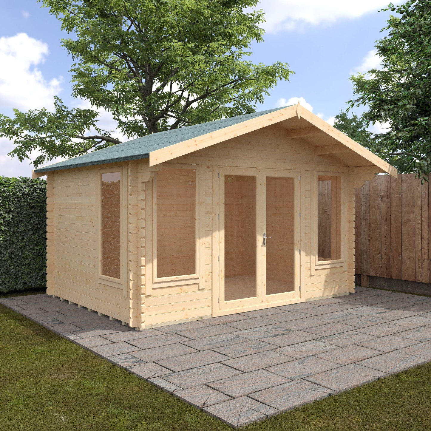 The Sutton 44mm - Log Cabins - Plymouth Sheds