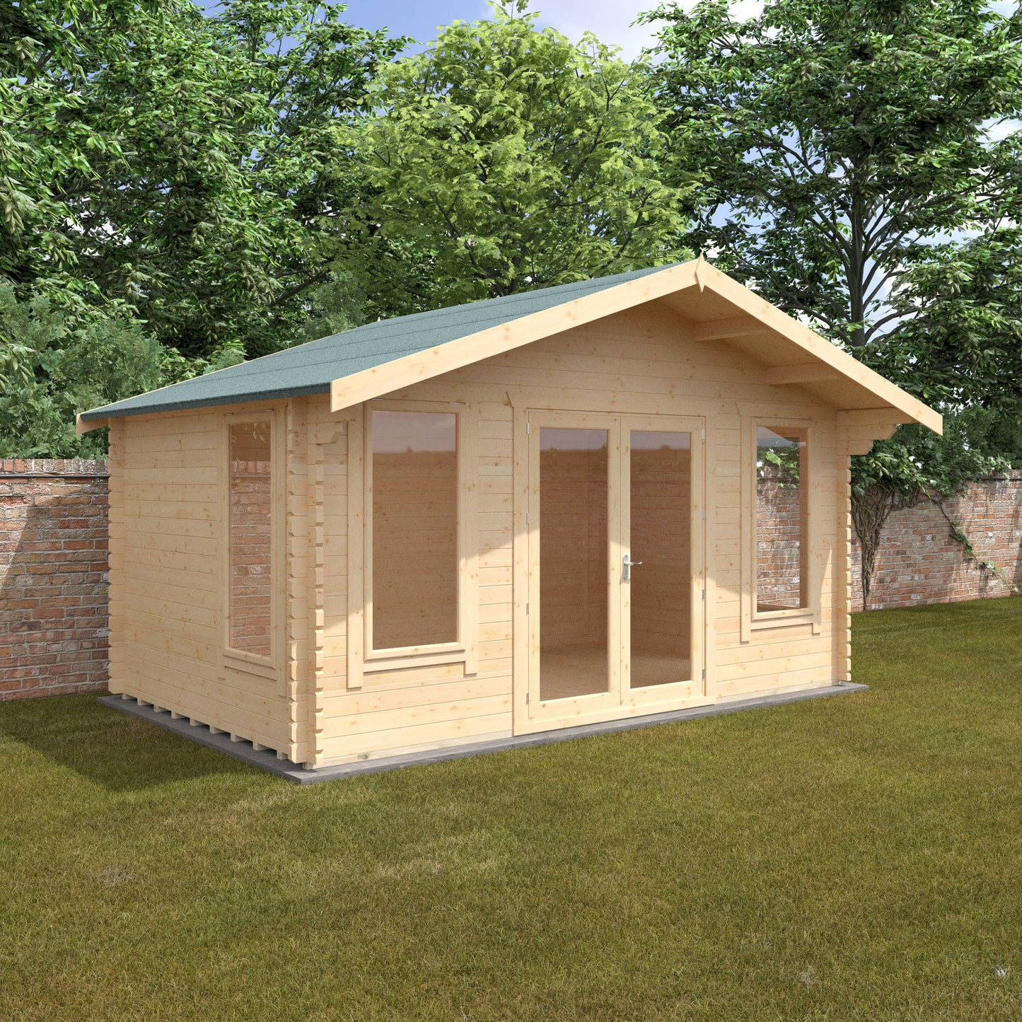 The Sutton 44mm - Log Cabins - Plymouth Sheds