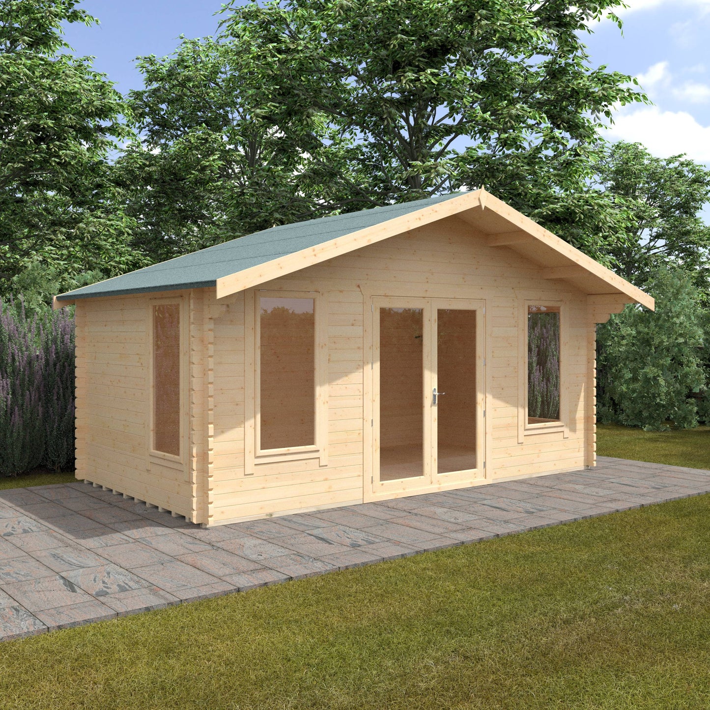 The Sutton 44mm - Log Cabins - Plymouth Sheds