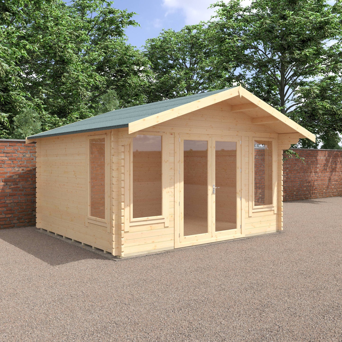 The Sutton 44mm - Log Cabins - Plymouth Sheds