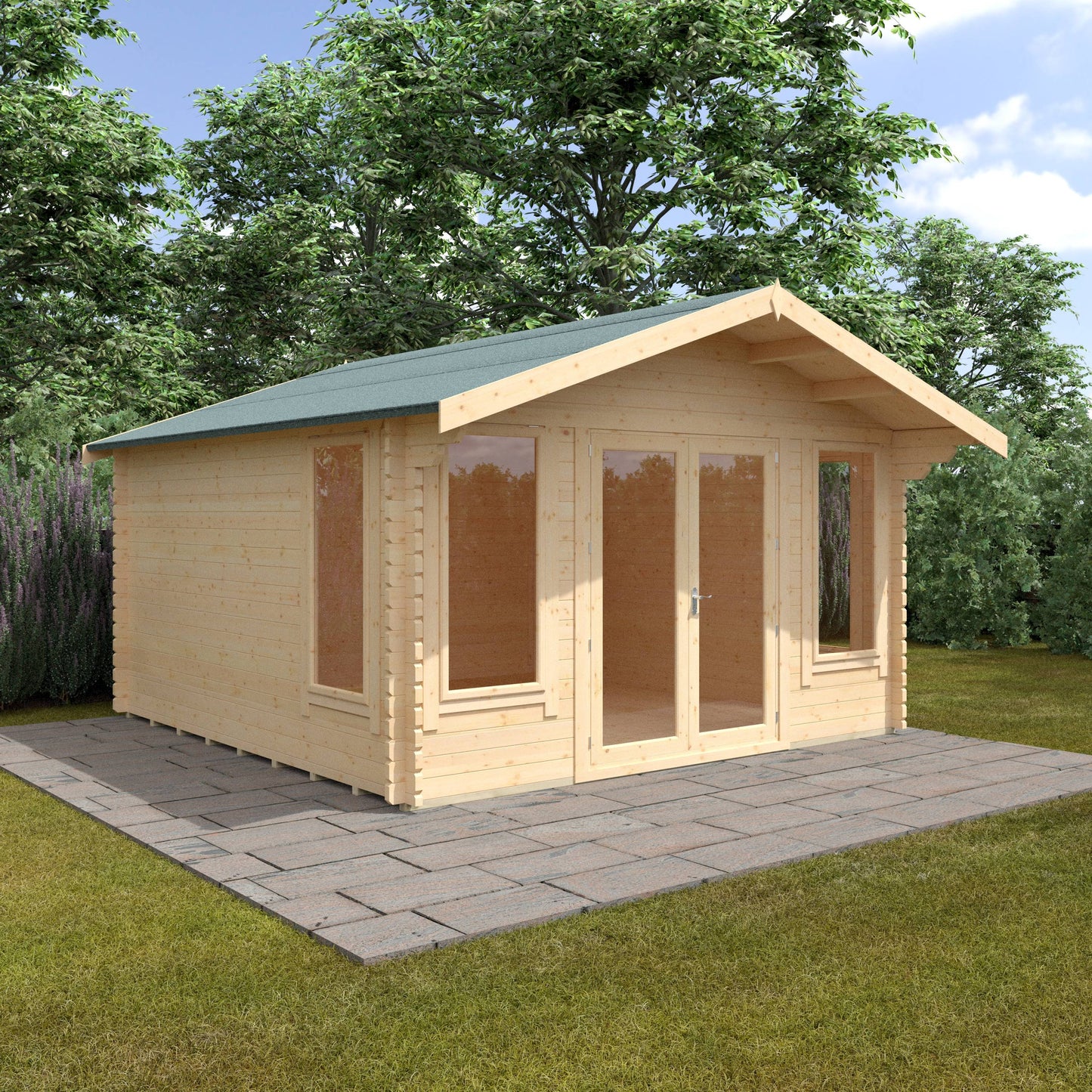 The Sutton 44mm - Log Cabins - Plymouth Sheds