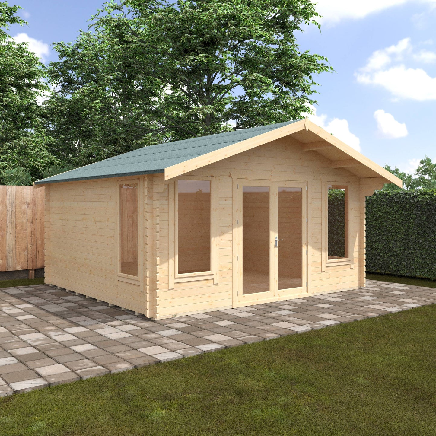 The Sutton 44mm - Log Cabins - Plymouth Sheds
