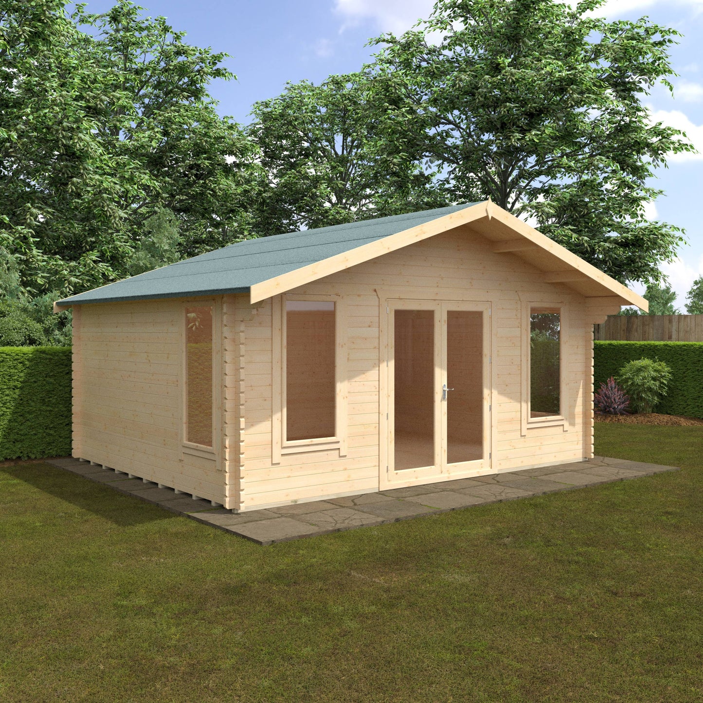 The Sutton 44mm - Log Cabins - Plymouth Sheds