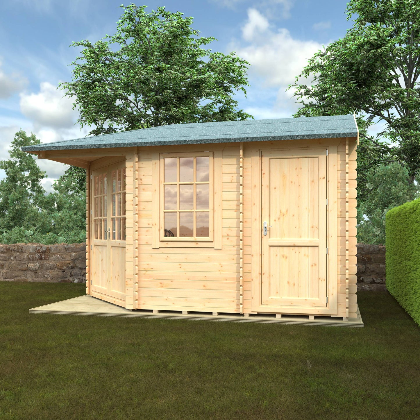 The Victoria 28mm - Log Cabins - Plymouth Sheds