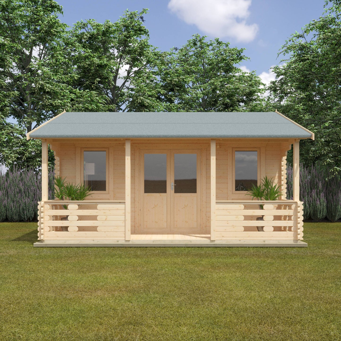 The Adlington 44mm - Log Cabins - Plymouth Sheds