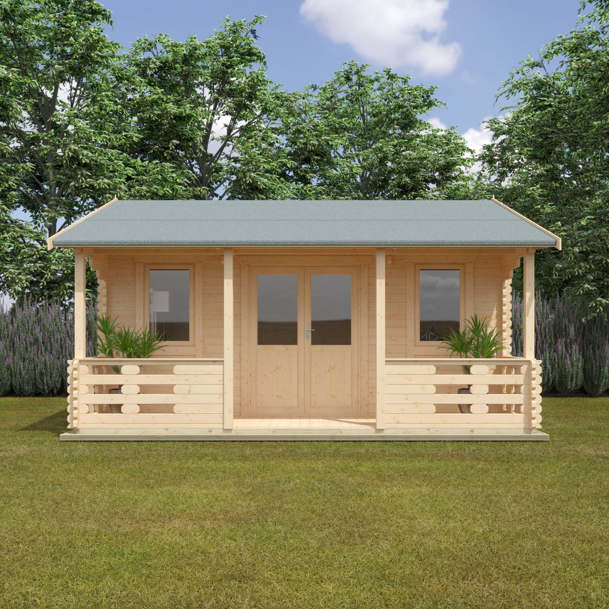 The Adlington 44mm - Log Cabins - Plymouth Sheds