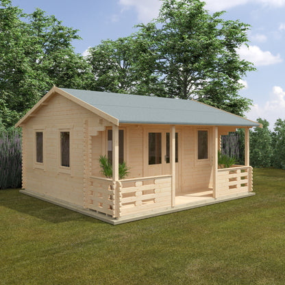 The Adlington 44mm - Log Cabins - Plymouth Sheds