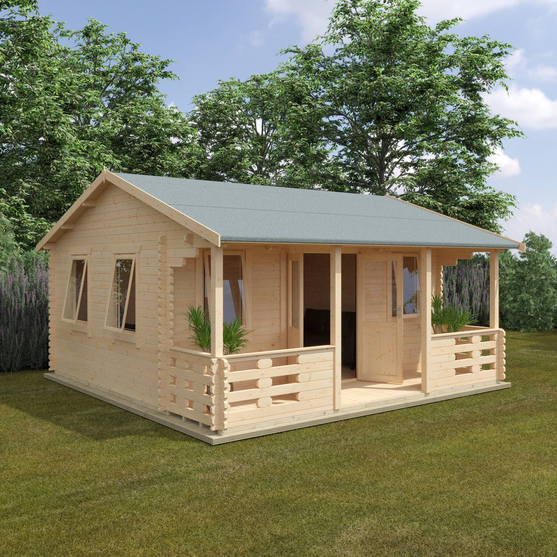 The Adlington 44mm - Log Cabins - Plymouth Sheds