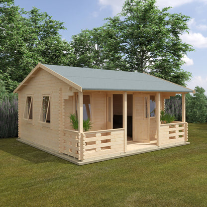 The Adlington 44mm - Log Cabins - Plymouth Sheds