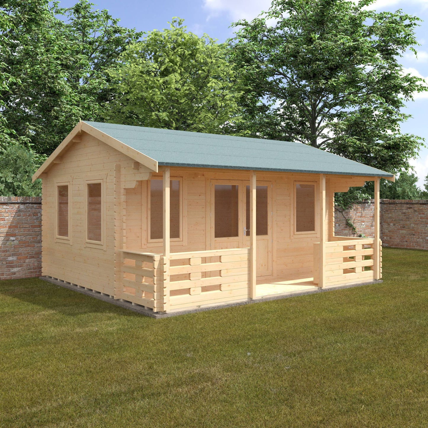 The Adlington 44mm - Log Cabins - Plymouth Sheds
