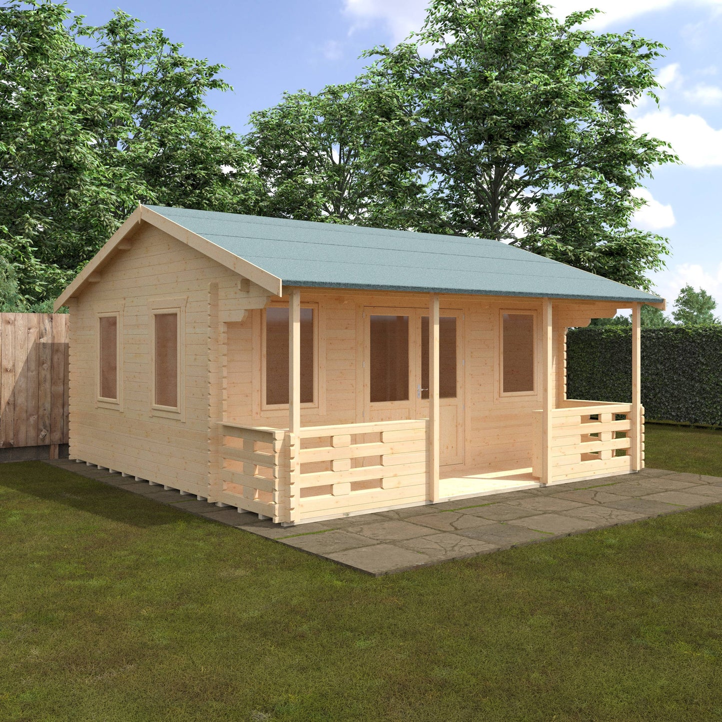The Adlington 44mm - Log Cabins - Plymouth Sheds