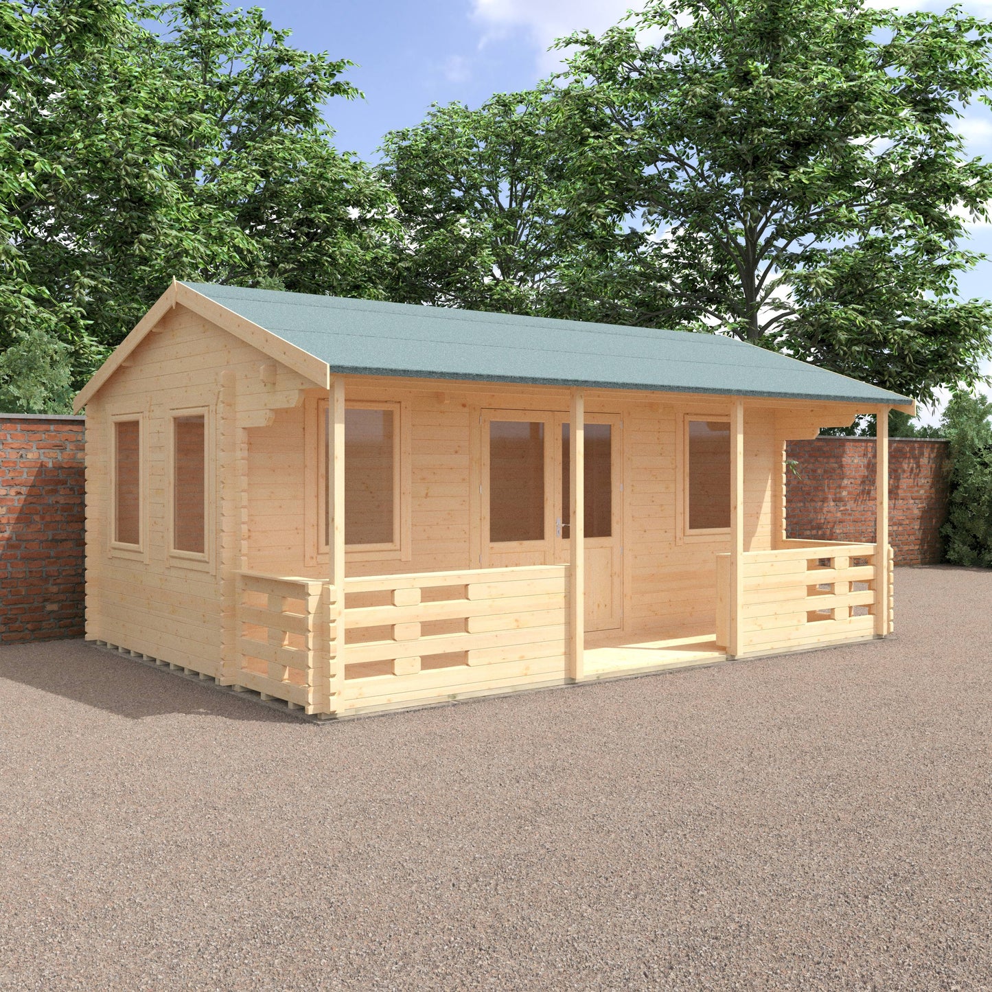 The Adlington 44mm - Log Cabins - Plymouth Sheds