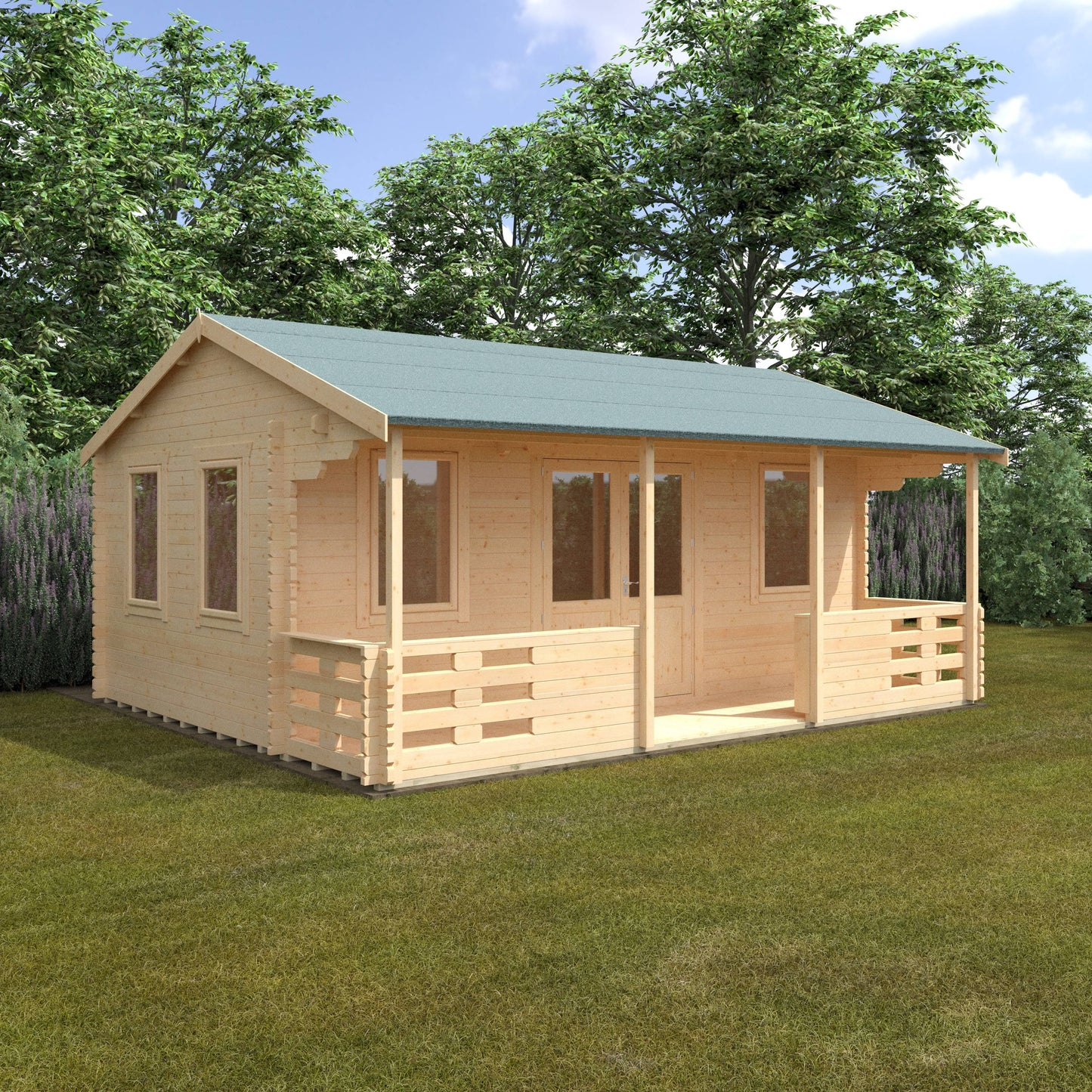 The Adlington 44mm - Log Cabins - Plymouth Sheds
