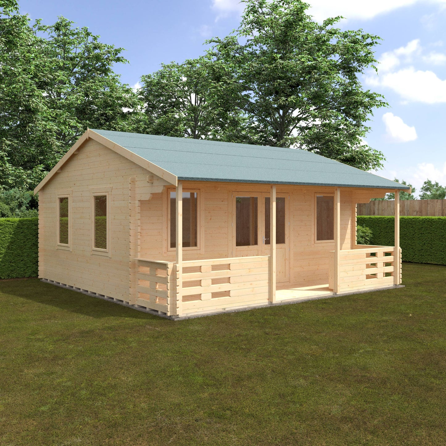 The Adlington 44mm - Log Cabins - Plymouth Sheds