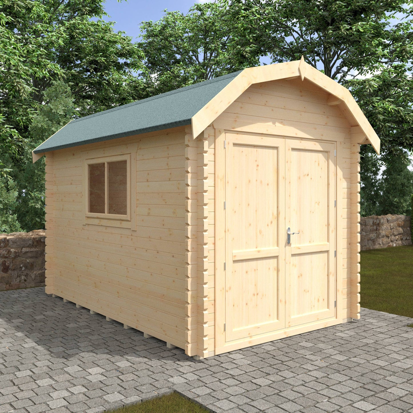 The Aldford Barn 28mm/44mm - Log Cabins - Plymouth Sheds