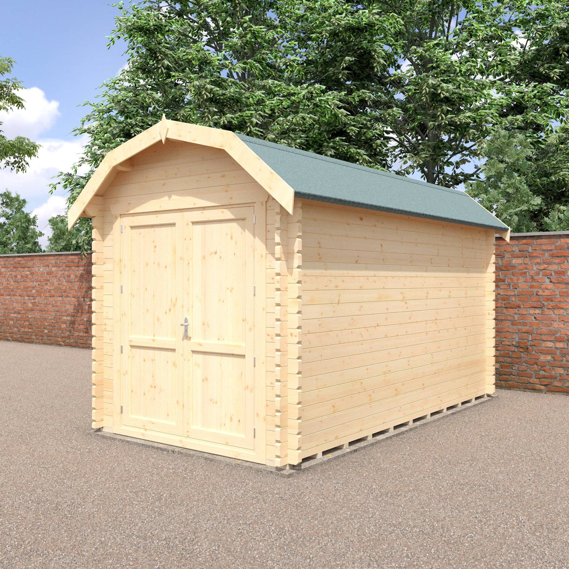 The Aldford Barn 28mm/44mm - Log Cabins - Plymouth Sheds