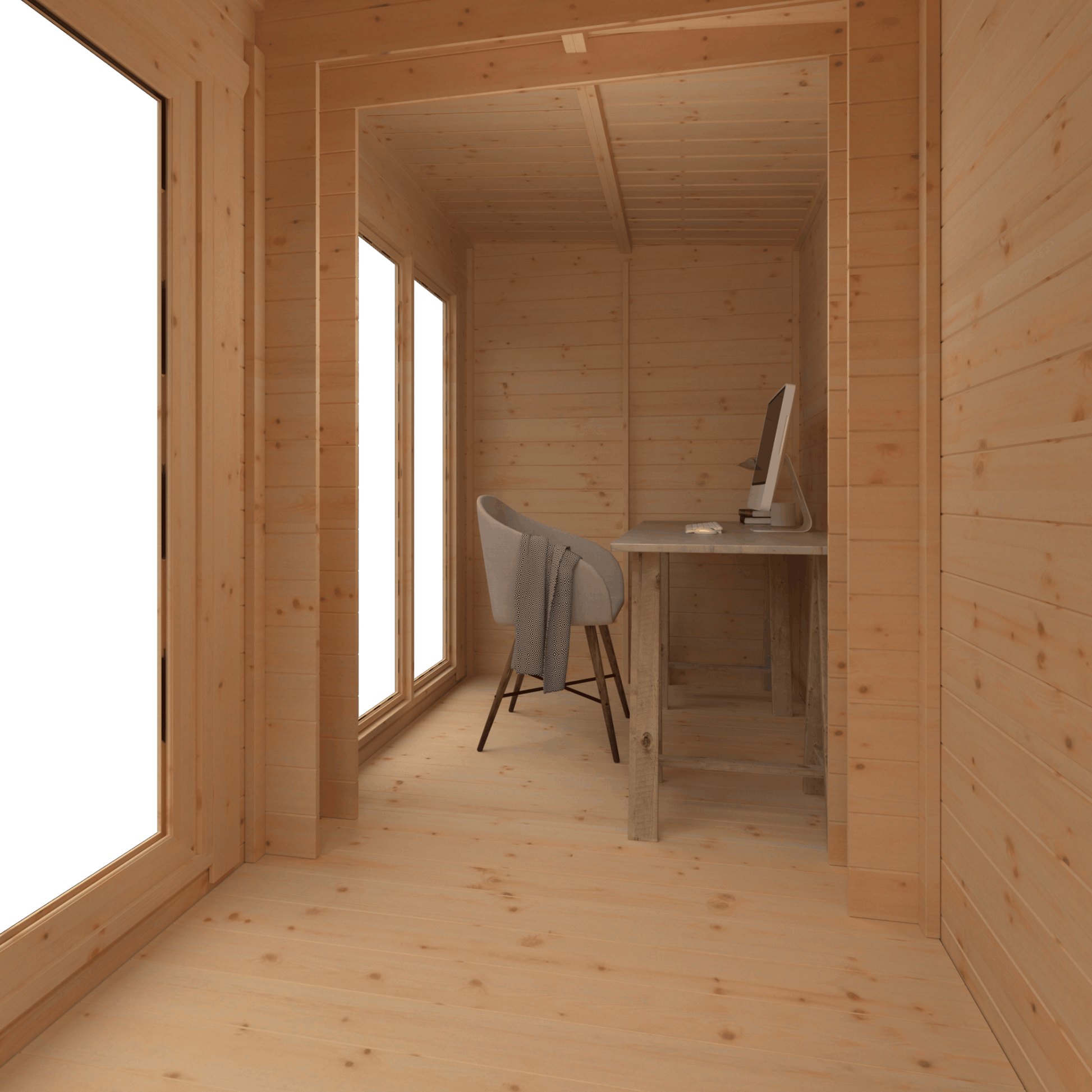 The Astoria 19mm - Log Cabins - Plymouth Sheds