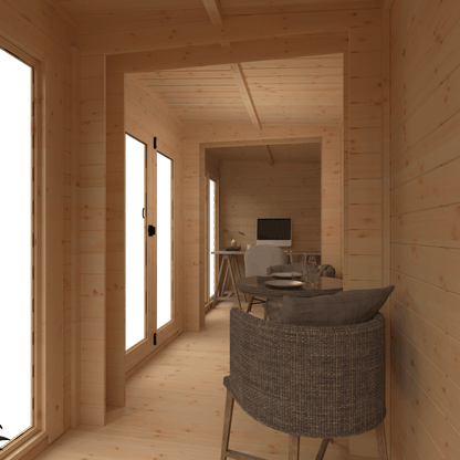The Astoria 19mm - Log Cabins - Plymouth Sheds