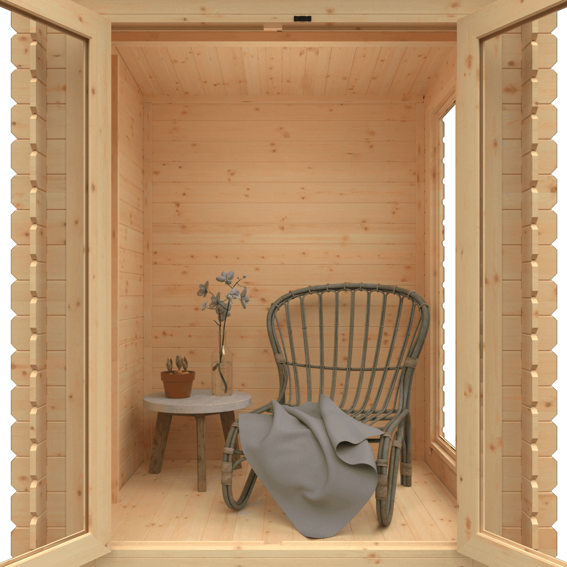 The Astoria 19mm - Log Cabins - Plymouth Sheds
