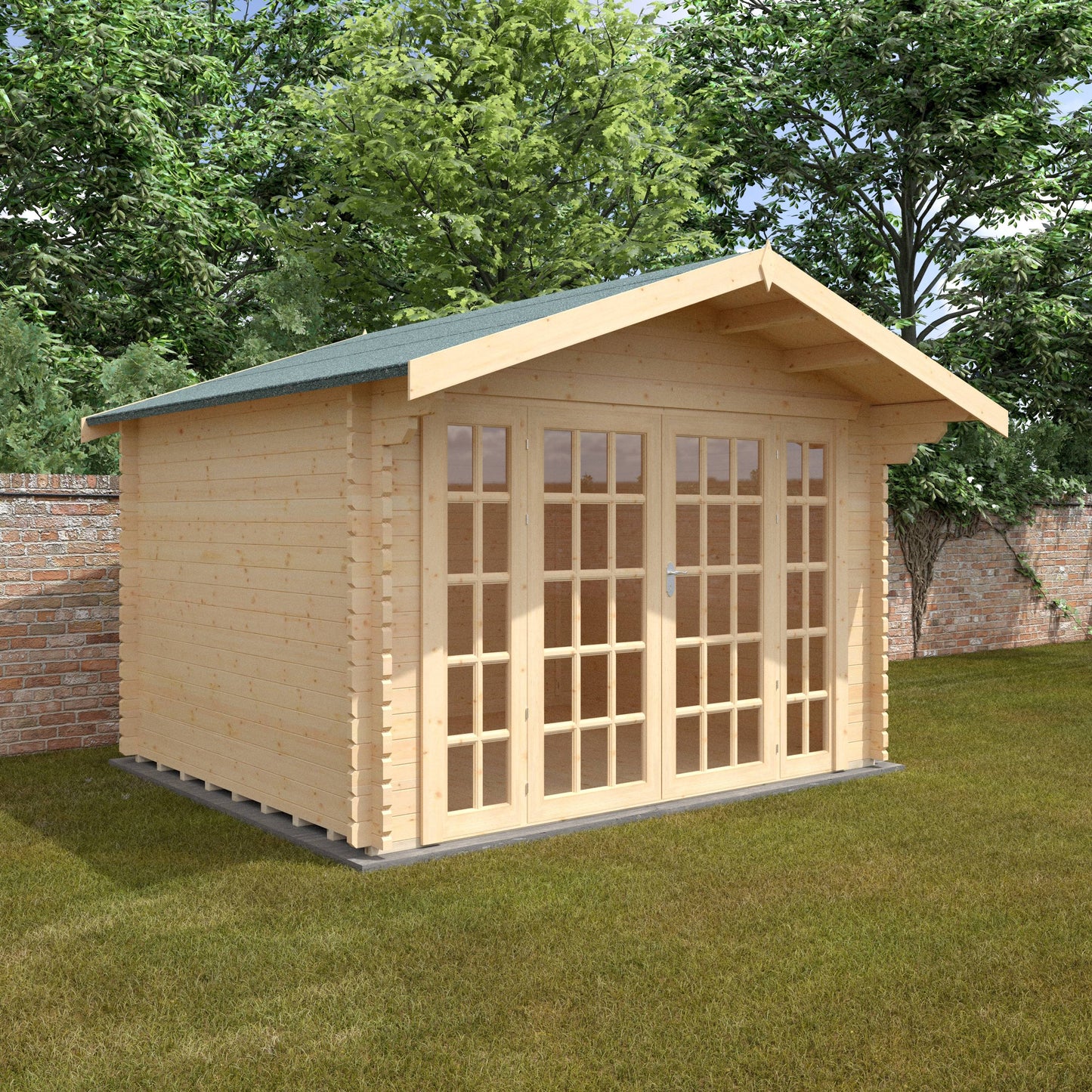 The Balmoral 44mm - Log Cabins - Plymouth Sheds