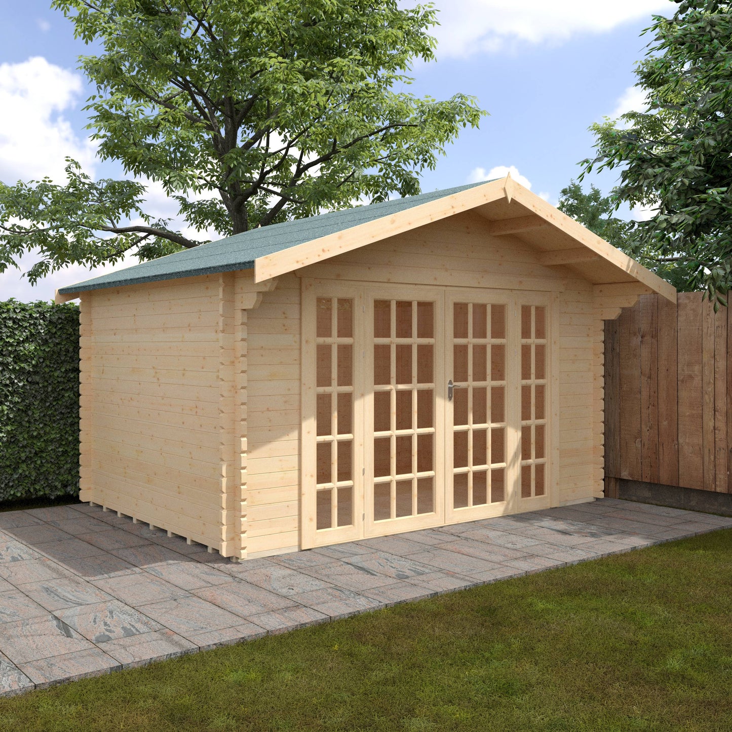 The Balmoral 44mm - Log Cabins - Plymouth Sheds
