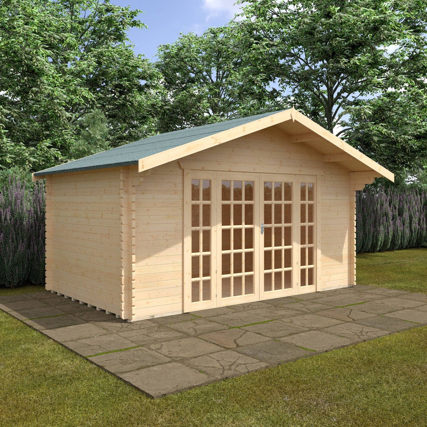 The Balmoral 44mm - Log Cabins - Plymouth Sheds