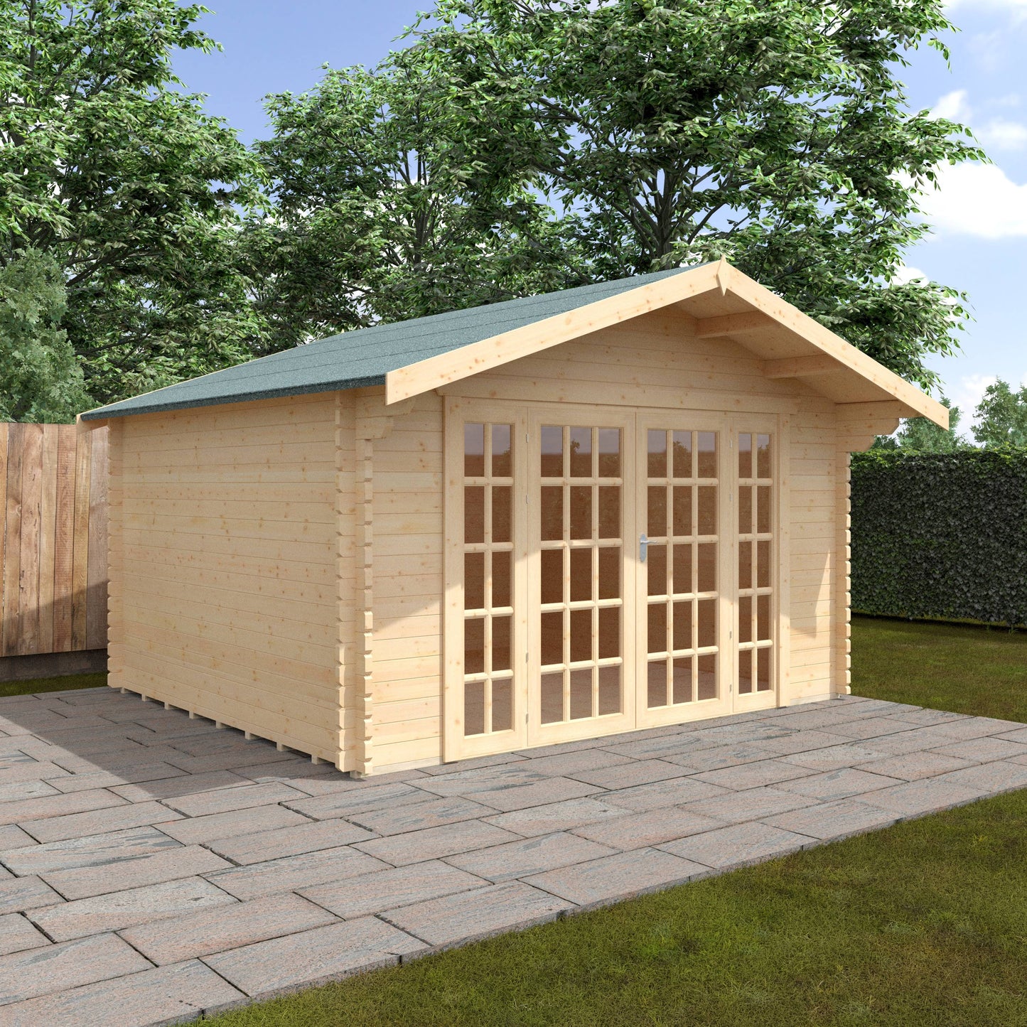 The Balmoral 44mm - Log Cabins - Plymouth Sheds