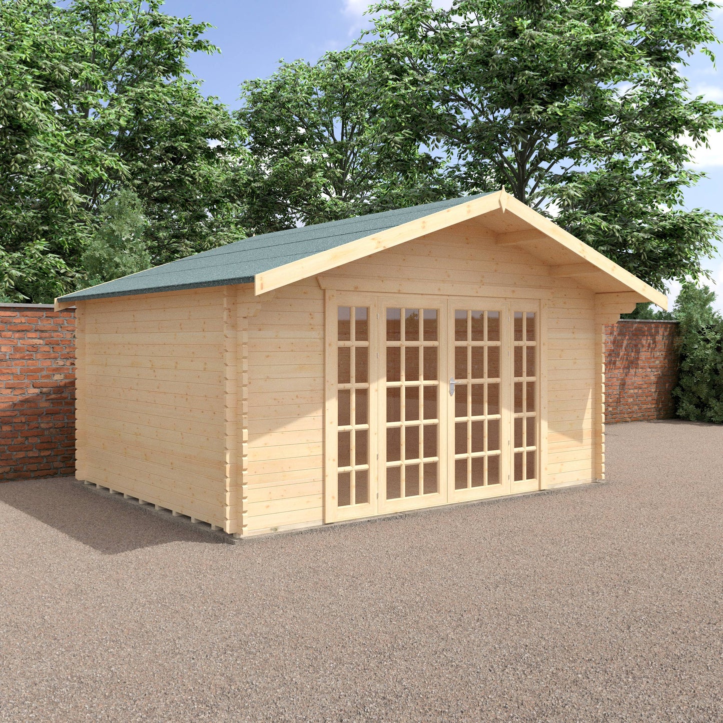 The Balmoral 44mm - Log Cabins - Plymouth Sheds