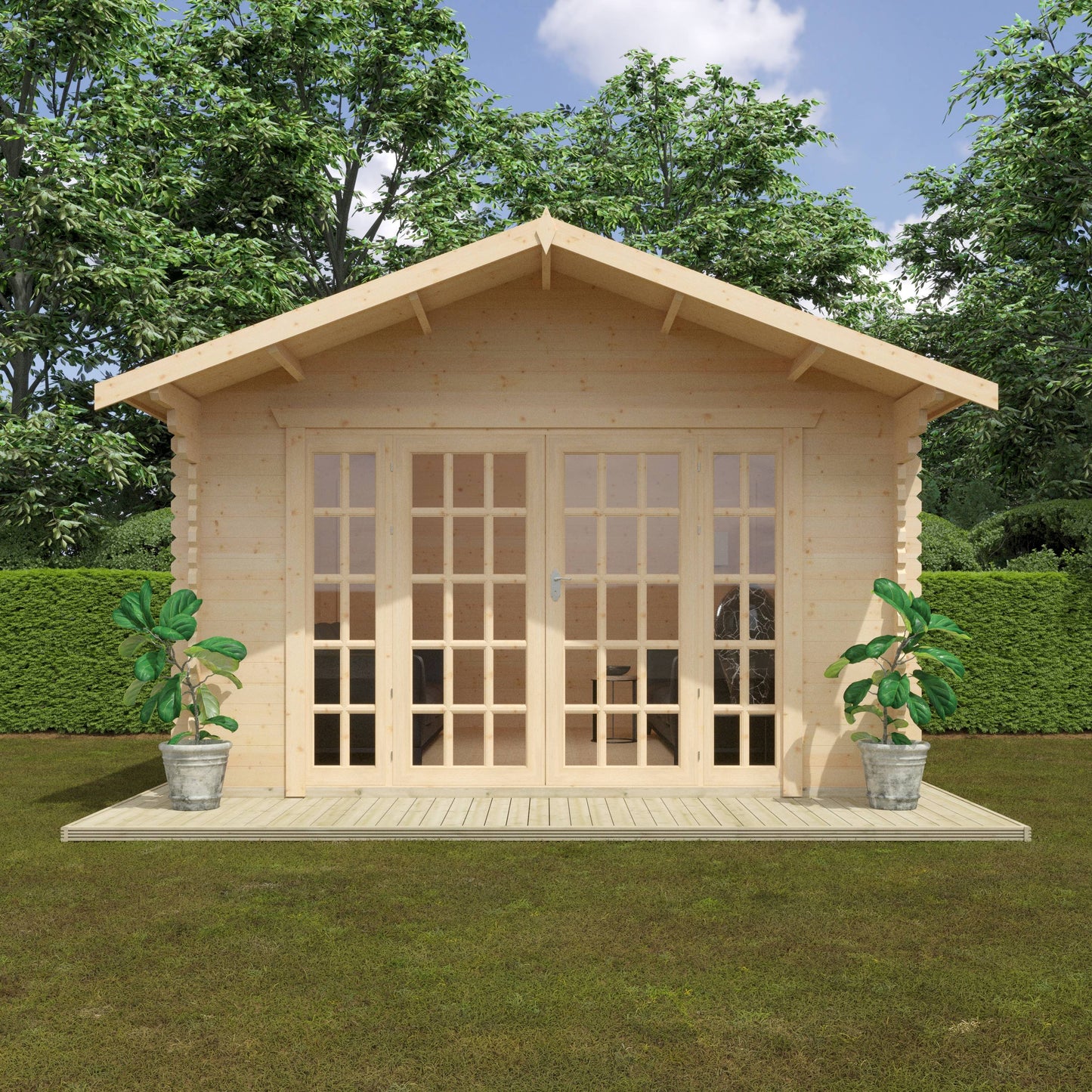 The Balmoral 44mm - Log Cabins - Plymouth Sheds