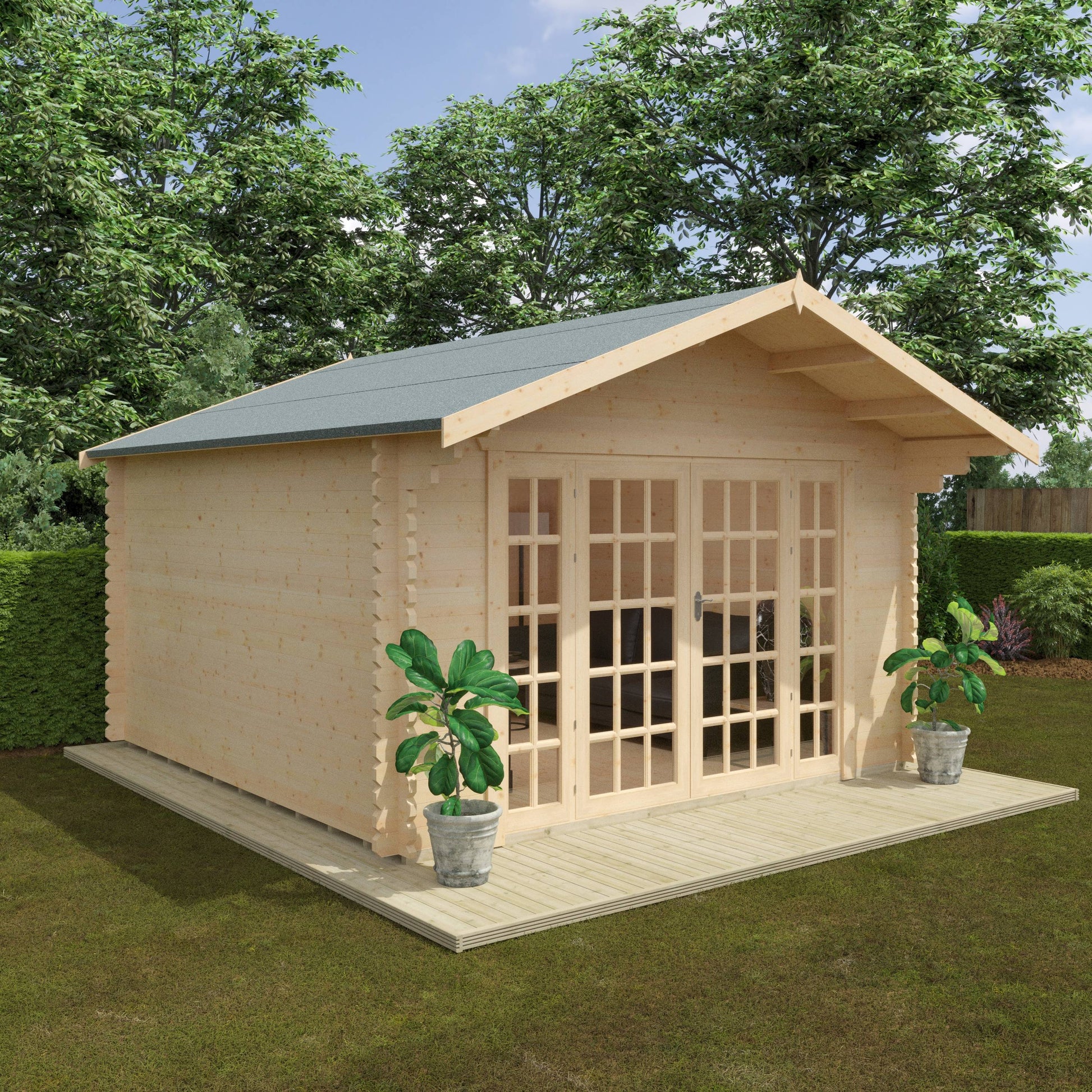 The Balmoral 44mm - Log Cabins - Plymouth Sheds