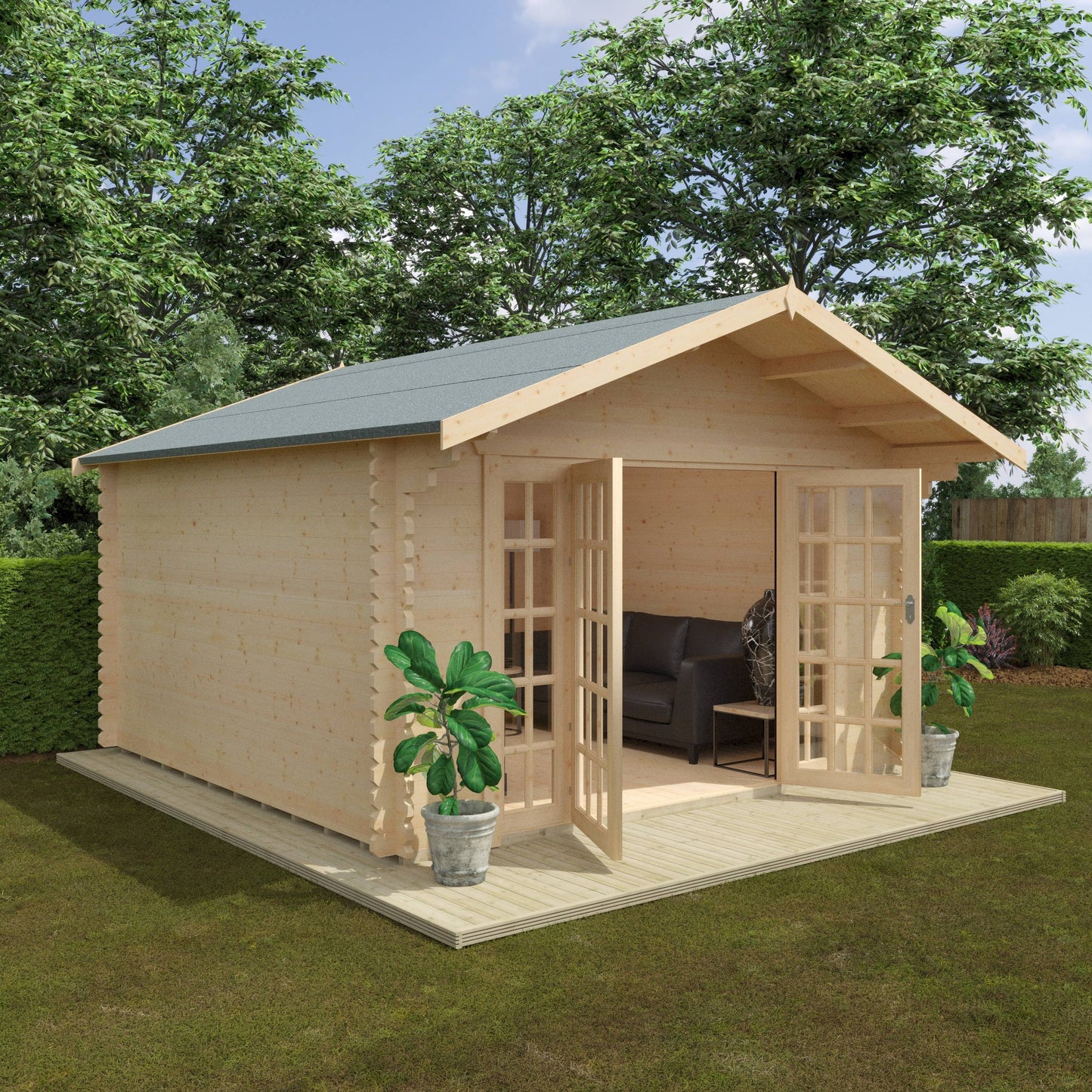 The Balmoral 44mm - Log Cabins - Plymouth Sheds