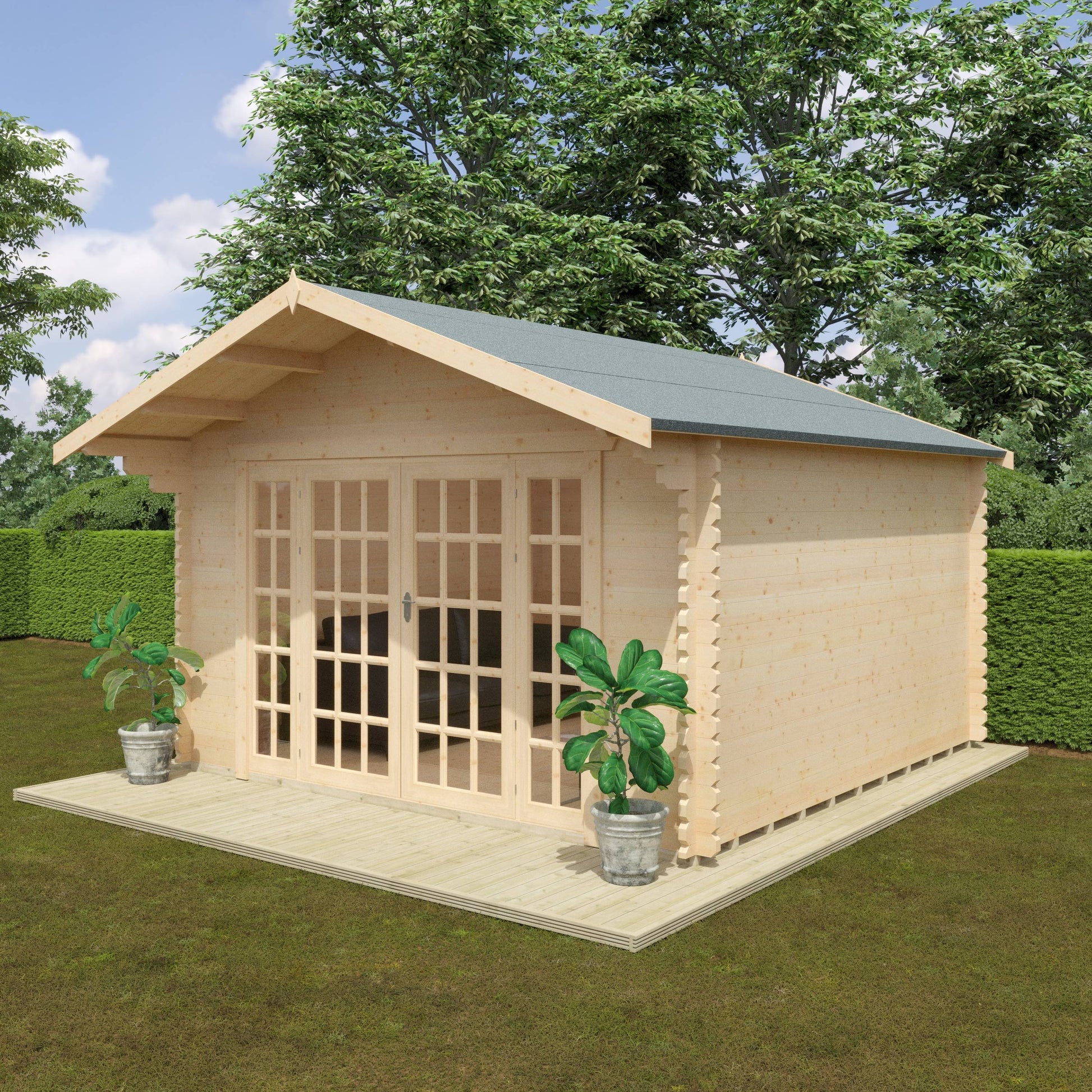 The Balmoral 44mm - Log Cabins - Plymouth Sheds