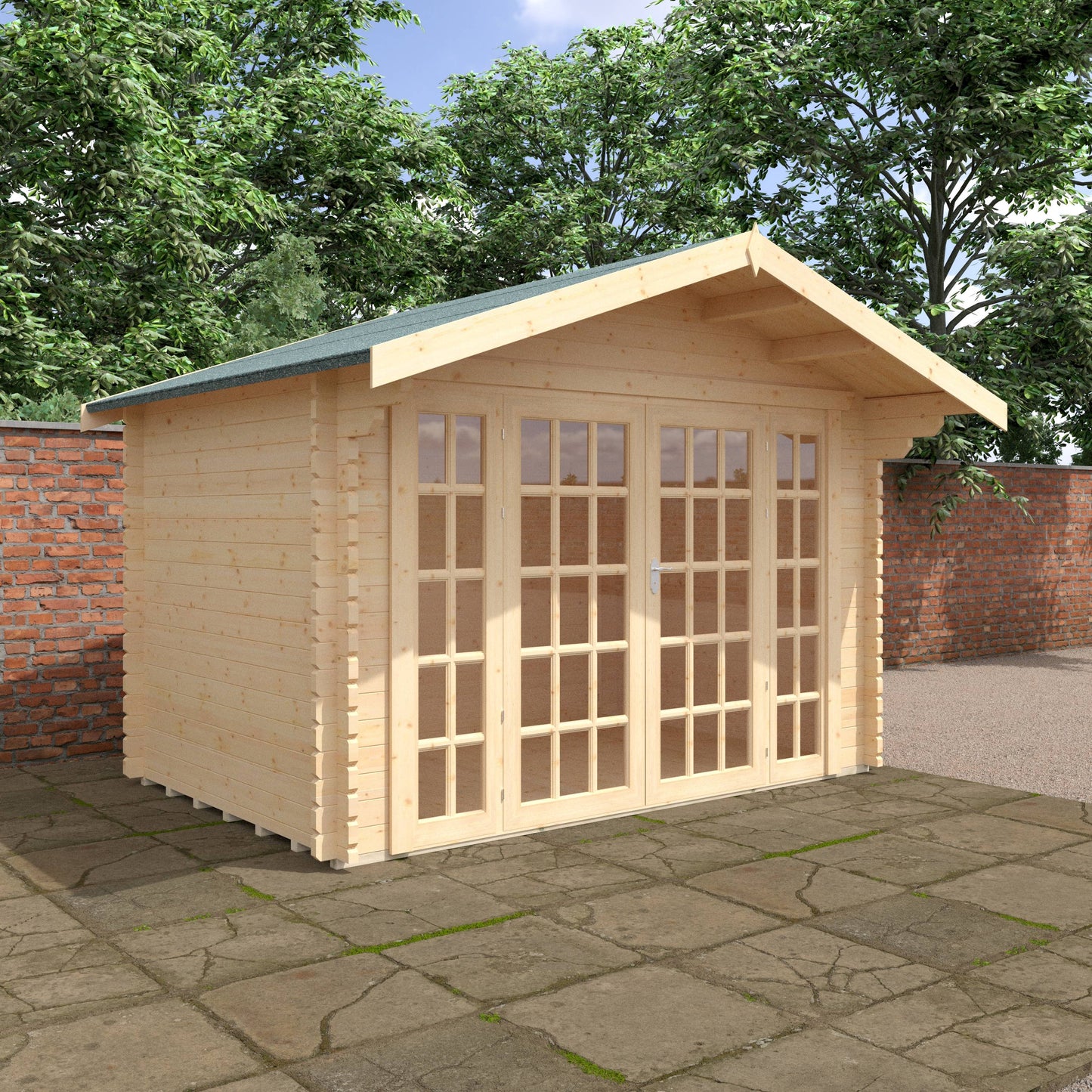 The Balmoral 44mm - Log Cabins - Plymouth Sheds