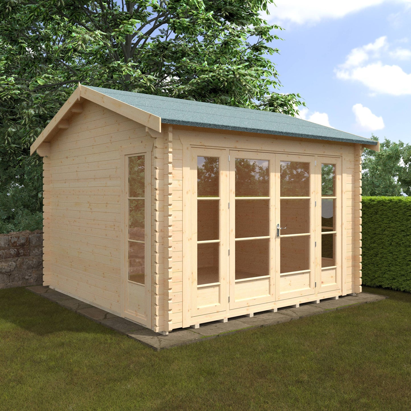 The Bamber 44mm - Log Cabins - Plymouth Sheds