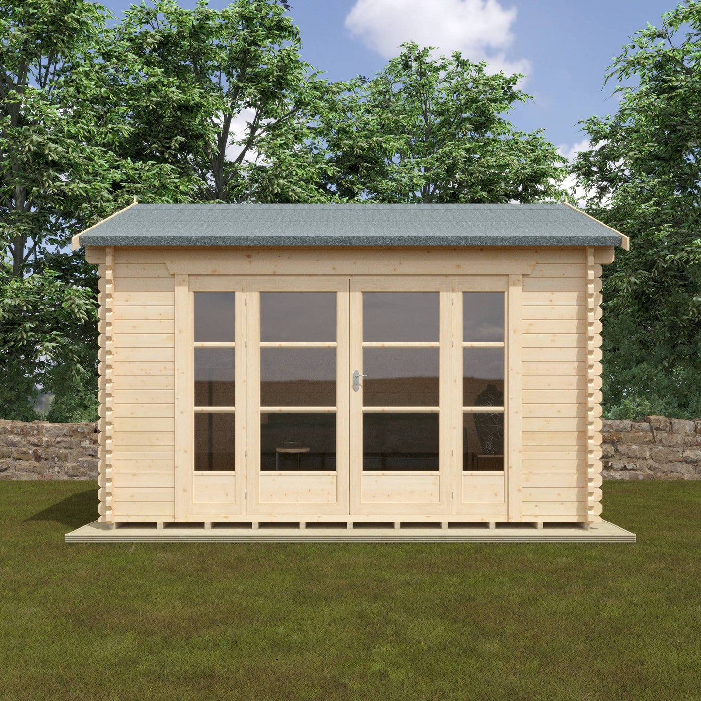 The Bamber 44mm - Log Cabins - Plymouth Sheds